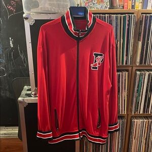 Polo by Ralph Lauren XXL Red and Black Track Jacket